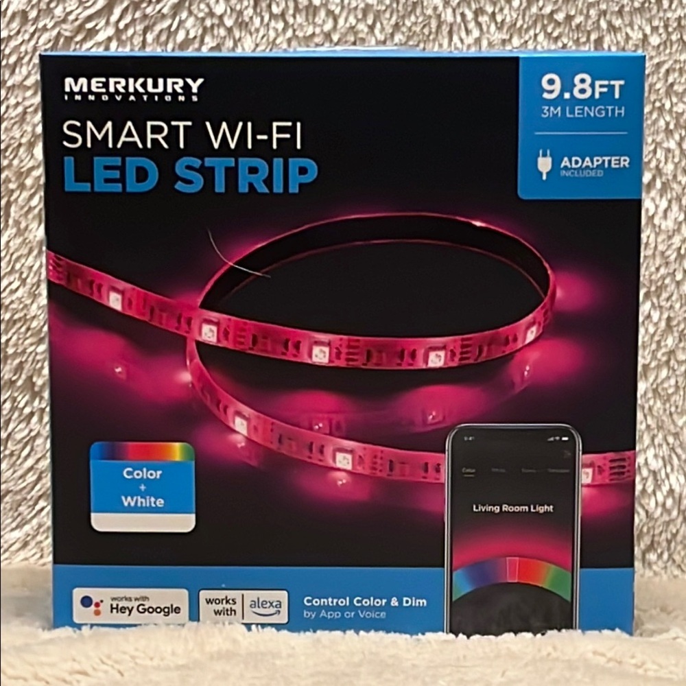 🎉HP🎉 MERKURY INNOVATIONS Smart RGB LED Strip Lights